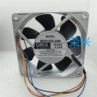 [Cooling Fan] Oriental ORIX MDS1225-24M-F4/F22 24V 12025 Aluminum Frame Fan MDA1225-24