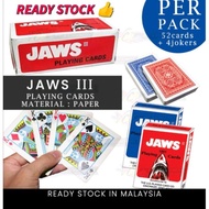 JAWS III 1001 Casino Poker Magic Playing Card 52 + 4 Joker Deck
