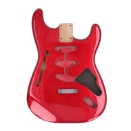 [musbmy] Electric Guitar Body Alder Wood SSS with High Gloss Finish for ST GSB12ST Red