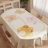 tablecloth椭圆桌布防水防油防烫免洗风PVC餐桌垫茶几桌布餐桌布垫子3.13