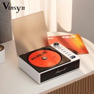 Vinsyn CD Player with Bluetooth Input/Output Albums Kpop CD Player with Speaker Portable CD Player
