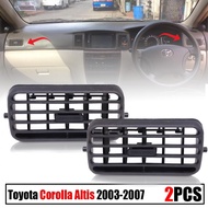 ช่องลมแอร์ ช่องแอร์ รุ่น โตโยต้า โคโรล่า อัลติส TOYOTA COROLLA ALTIS ปี 2003 - 2007 สีดำด้าน