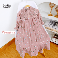 Shahia Servantina - Camelia Dress Crincle Gamis Couple Ibu & Anak Perempuan