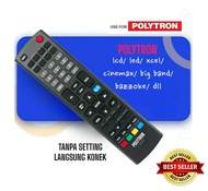 |PALING LARIS| Remote TV Polytron Siap Pakai (Gratis Batrai) - Remot TV LCD LED / POLITRON 811191 CI