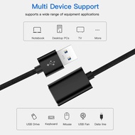 USB 3.0 2.0 Extension Cable Male to Female Data Cable for Smart TV PS4 Xbox SSD PC Extension Wire On
