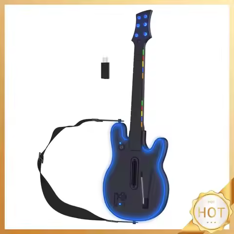 Wireless Guitar Controller Console Remote Joystick Wireless PC Guitar Controller for PS4 PS3 PC Guit