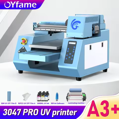 OYfame For Epson XP600 Printer A3+ UV DTF Printer UV DTF Sticker Impresora Phone Case UV Printing Ma