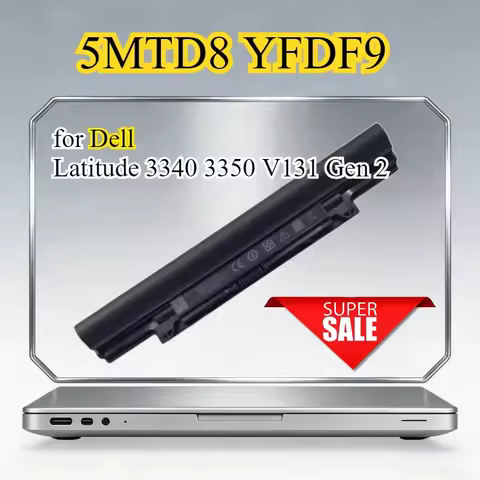 5MTD8 YFDF9 Laptop Battery for Dell Latitude 3340 3350 V131 Gen 2