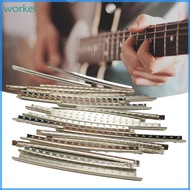 Wor* 24 Frets Cupronickel Fretwire for Electric Guitar Bass Fingerboard Replacements