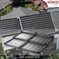 genteng metal pasir koko roof hitam