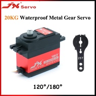 JX Servo PDI-6221MG 120° 180° 20KG Large Torque Digital Aluminium Metal Gear Servo With 25T Servo Ar