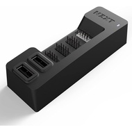 NZXT Internal USB Hub - Expands 5 USB 2.0 Ports - Sleek Multifunctional Design - Molex Connection - Plug and Play