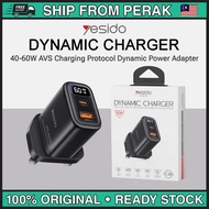 Yesido 40W 60W AVS Charging Protocol Dynamic Fast Charging Quick Charging Charger