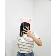 HANDMADE CAT BEANIE HAT/STAR CAT HAT/ CAT HAT CAT BEANIE HAT CUTE BEANIE HAT VIRAL/ FASHION KOREA AE