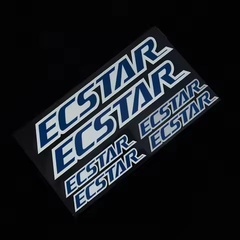 Ecstar Laminated Stickers Moto GP Sponsor Motorcycle Decals Set for Suzuki Honda Kawasaki Ducati Yam