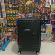 最後優惠 AMERICAN TOURISTER 美國旅行者 75厘米/28吋 CURIO EXP TSA BO BLACK 前揭式 可擴充 大型托運箱 黑色 搵喼More易 Samsonite副牌