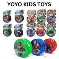 YOYO Kids Toys Aevengers Super Heroes YOYO Smiley Faces YOYO Sport Theme Light Power Speed Yoyo Toys