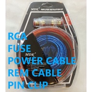 1SET powering Subwoofer Boost Audio Performance Amplifier Installation Kit 1500W Woofer Kereta Amp P