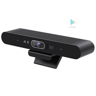 4K Camera USB Webcam HD Video Conference Camera with Microphone and Speaker AI Face Tracking Auto Fo