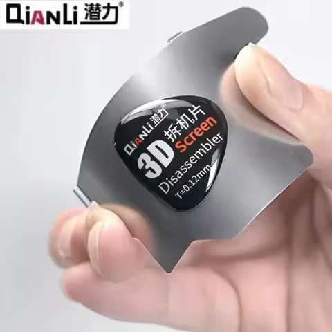 QIANLI 3D 0.12mm LCD Screen Disassembler Metal Pry Opening Removal Disassembly Phone Repair Tool