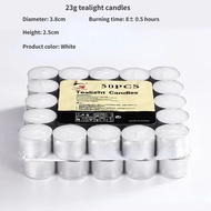 Tea wax aromatherapy candle 2/3/4/6/8 hour heating candle lamp aluminum shell candle