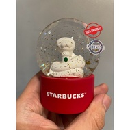 [100% Legit] Starbucks Snow Globe (Year of the Snake Snow Globe) CNY Snake Snow Globe