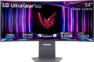 LG 34GS95QE 34-inch Ultragear OLED Curved Gaming Monitor WQHD 800R 240Hz 0.03ms DisplayHDR True Blac