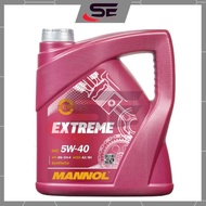 MANNOL Extreme Fully Synthetic 5W40 Engine Oil 4Litre Mannol 7915 (Made In Germany) Minyak Enjin Oil Kereta Minyak Oil Minyak Hitam Kereta Engine Oil Mannol