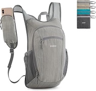 G4Free 15L Hiking Daypack Lightweight Travel Backpack Packable Outdoor Casual Foldable Shoulder Bag