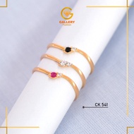 8K and 6K Gold Simple Knot Ring CK 541 by galeri 21 fashion