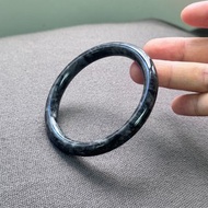 寶淇 - 黑烏雞手鐲(51圈口) - 天然A貨翡翠