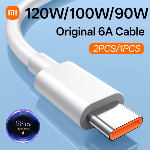 Xiaomi 120W original 6A Usb Type C Cable 100W 90W Turbo Fast Charger Mi 17 15 14 13 Pro 12 Ultra Poc