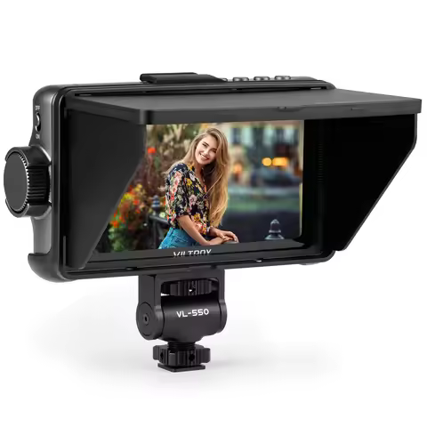Camera Video Monitors VILTROX 5.5 Inch Profissional DC-550 / DC-550 Pro 4K 30Hz HD Touch Screen Fiel