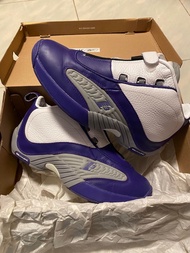 99%新 Reebok Iverson The Answer 4 iv lakers Kobe Bryant PE purple DMX US9.5 43 exclusive question