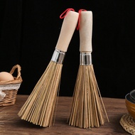 Bamboo Wok Brush Washing Pot Bamboo Brush Brush Pot Boutique Washing Wok Brush Kitchen Cleaning Natural Long Handle Wooden Handle Bamboo Wok Brush