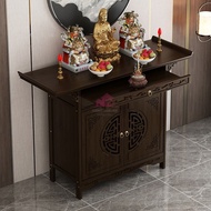 New Chinese Style Altar God of Wealth Worship Table Home Buddha Shrine Altar Console Tables Incense 