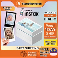 Fujifilm Instax Mini Photo Print,Express Print,2R,Lomo Photo,Print Gambar(Package)