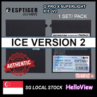 Esports Tiger Ice V2 (Version 2) skates for Logitech G Pro X Superlight 1 PTFE Gaming mouse skates &