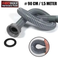 Sink Drain Hose BCP Threaded Drain Hose/ 1.5 meters 90 CM - REDIMAX