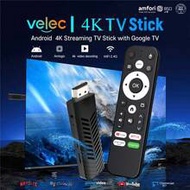 I96 D10 TV Stick, เครื่องเล่นมีเดียสตรีมมิ่งแบบพกพา HD Playback 4K HDR Quad Core 64 Bit Android TV, 