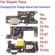 For Xiaomi Poco F2 F3 F4 GT F5 Pro PocoPhone F1 Charging Port Charge Board Usb Connector Pcb Dock Pl