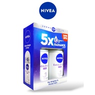 NIVEA DEODORANT EXTRA BRIGHT & FIRM Q10 ROLL ON TWP 2 X 50ml