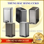 CCKO foot pedal trash can with capacity of 7L/ 9L/ 12L/ 15L/ 20L with free trial trash bag dustbin