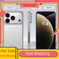 ShopLah A17 Pro Max 4G/5G Dual SIM Smartphone 6.7 Inch HD Display 8GB RAM+256GB ROM 8000mAh  WiFi