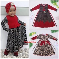 Girls Robe 5-10th Size M Delilah Saleha Series L 4860sq S Uk 1-2 Years / Ribbon / Dr. | Gamis Anak P