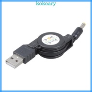 KOK Retractable USB to 4 0x1 7mm Power Cord 75cm For Routers Fan Speaker 5V Devices