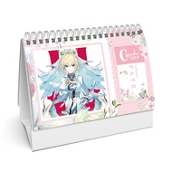 store 2019 Anime Fate/Stay Night Cartoon Desk Calendar DIY Table Calendars Daily Schedule Planner 20