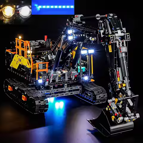 (No LEGO, Just Light) USB Lights Set for Lego 42215 Technic Volvo EC500 Hybrid Excavator