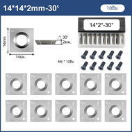 XCAN คาร์ไบด์แทรก10ชิ้น12X12X1.5มม. 35D เหลี่ยมมุมใบมีดสำหรับเครื่องกลึงไม้เครื่องมือกลึงเครื่องตัดแบบเกลียว