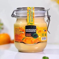 Home Gourmet Russian Honey Authentic Sea Buckthorn Honey Imported Wild No Added Crystal Honey Pure N
